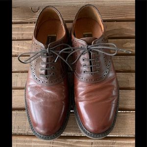 Johnston & Murphy Two Tone Brown Dress Shoes 8.5 M